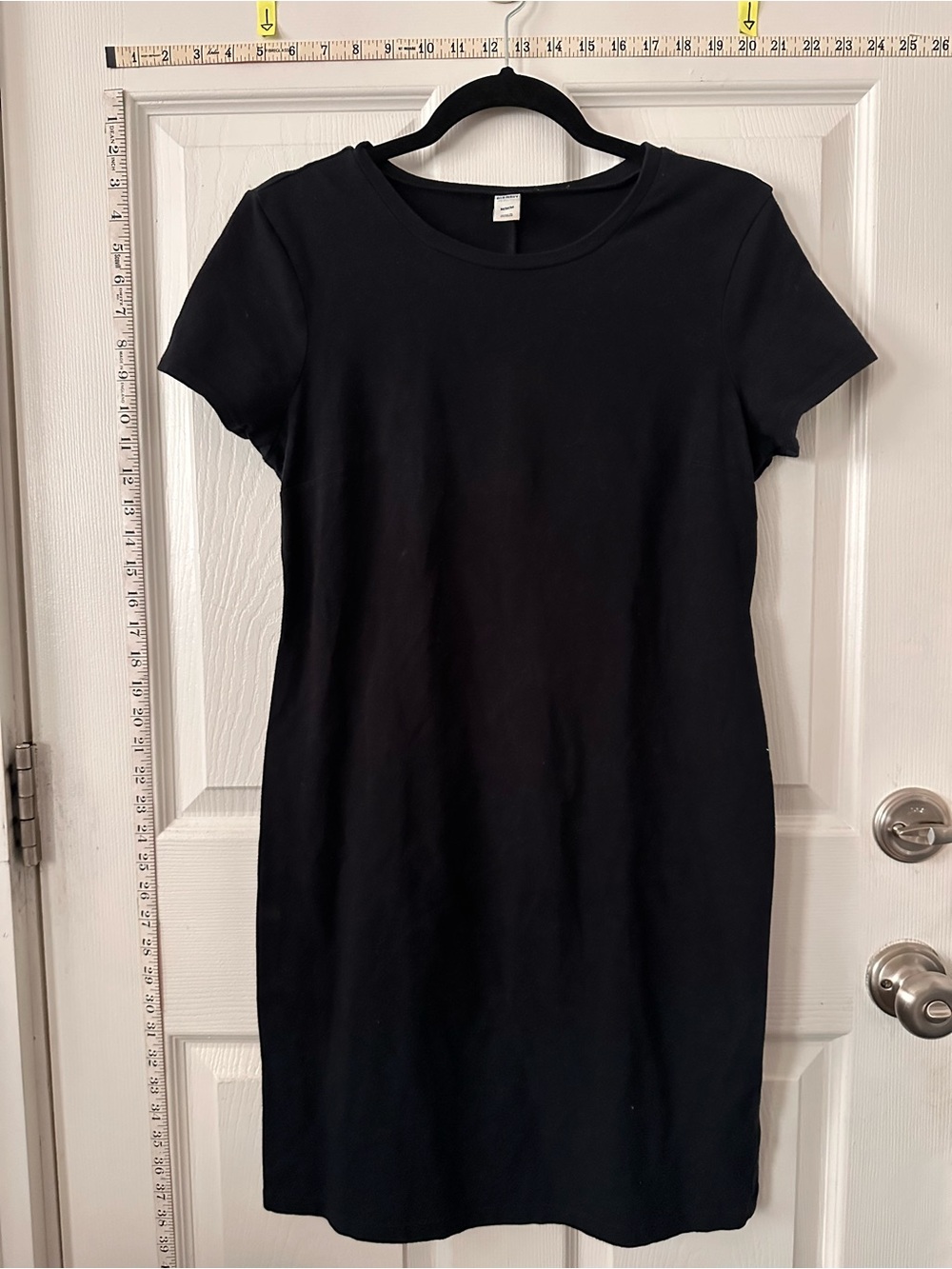 Old Navy Black Short Sleeve Shift Dress
